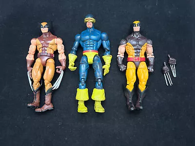 Marvel Legends X-Men LOOSE LOT WOLVERINE Juggernaut BAF Cyclops Toybiz Wolveri • $50