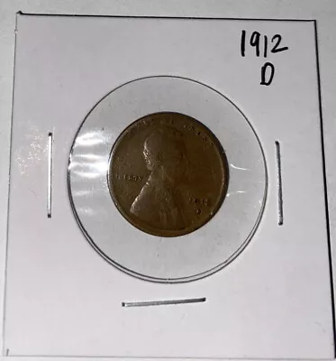 1912-D 1C BN Lincoln Cent • $3.25