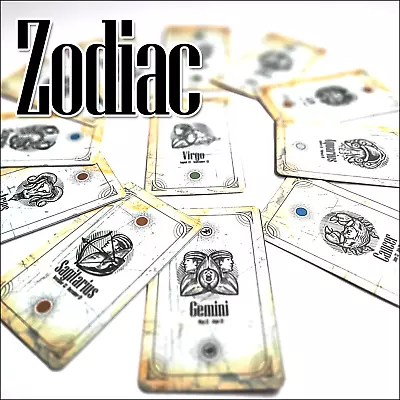 Mentalism Magic Trick Zodiac Cards Easy Marked Deck ESP Mystic Mind Reading   • $3.11