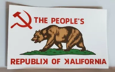 NEW California State Flag USSR CCCP Hammer And Sickle Anti Communism Socialism  • $5.99