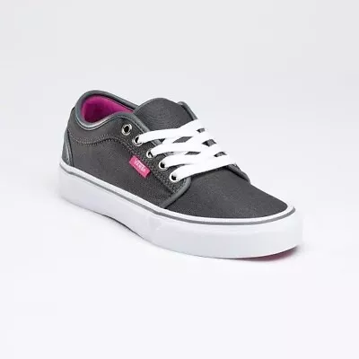 Vans Women's Chukka Low TB6Q Skateboard Shoe Gray/True White Size 5 • £33.26