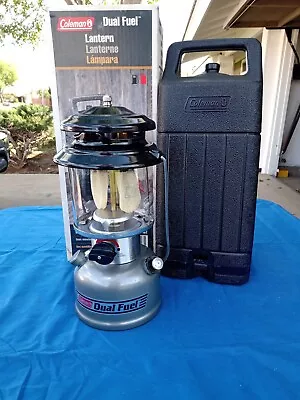 Coleman 285 Dual Fuel Lantern With Carrying Case And Box 4/95 • $48