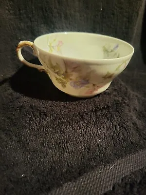 Antique Theodore Haviland Tea Cup Limoges France Morning Glory Schleiger 333 • $40