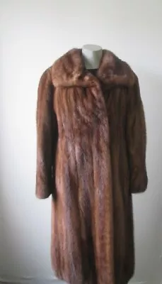 Women's Sz 6 MINT Demi Buff Real Mink Fur Coat  CLEARANCE SALE • $325