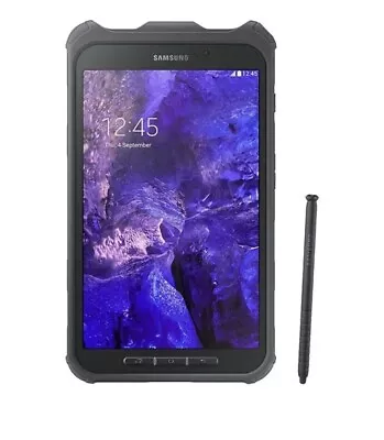 Samsung Galaxy Tab Active 8” SM-T365Y 4G LTE 16GB  Titanium + Genuine Case & Pen • $295