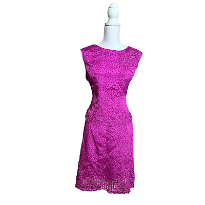 Vera Cristina Fuscia Pink 2 Peice Women's Dress Suit Size 16 XL Top • $35