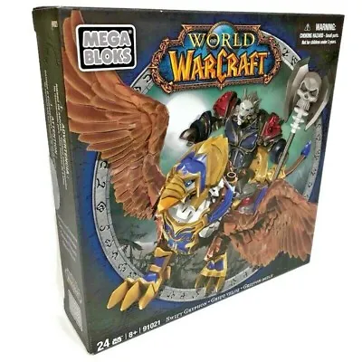 NEW Mega Bloks Blocks World Of Warcraft WOW SWIFT GRYPHON GRAVEN Set 91021 • $32.99