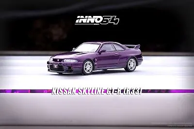 1:64 Nissan Skyline GT-R (R33) -- Midnight Purple -- INNO64 • $31.49