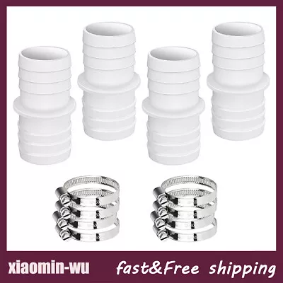 2/4X Swimming Pool Hose Adapter Connector Filter Pump Pipe Fittings 32mm-38mm • £8.33