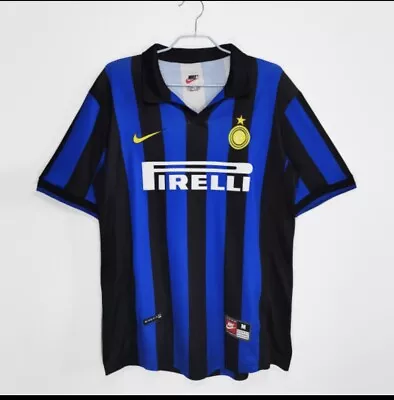 £34.99 • Buy Replica Inter Milan Retro Football Shirt (read Full Description For Details)