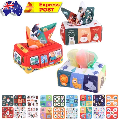 Baby Tissue Box Toy Montessori Toys For Babies 6-12 Months Sensory Toys Magic • $15.19