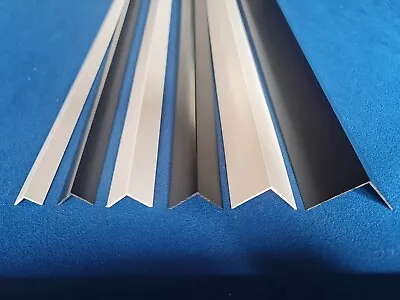 £2.45 • Buy Pvc Plastic Angle Rigid Corner Trim 90 Degee White + Black Various Sizes 1 Metre