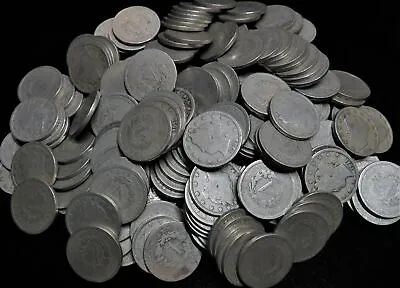 $40 • Buy Lot Of 200 Liberty V Nickels