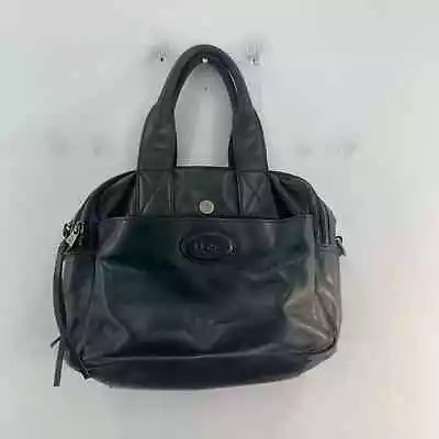 Ugg Black Leather Top Handle Women's Handbag Purse • $35