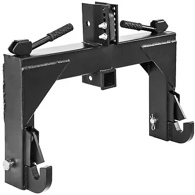3 Point Quick Hitch 3-Pt Attachments W/ 2  Receiver Hitch Adapter For Cat 1 & 2 • $156.99