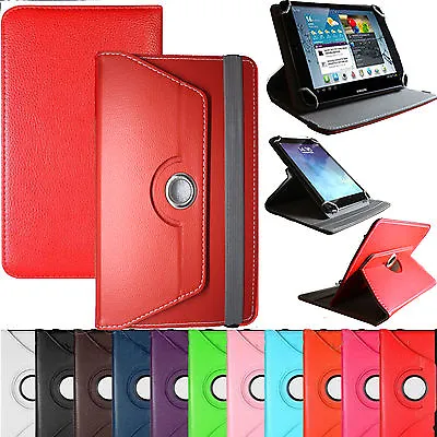 Universal PU Leather Stand Folio 360° Case Tablet Cover For 9 9.6 9.7  10.1  • £5.99