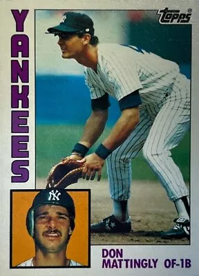 Don Mattingly 1984 Topps #8 Rookie Card (RC)  • $19.99