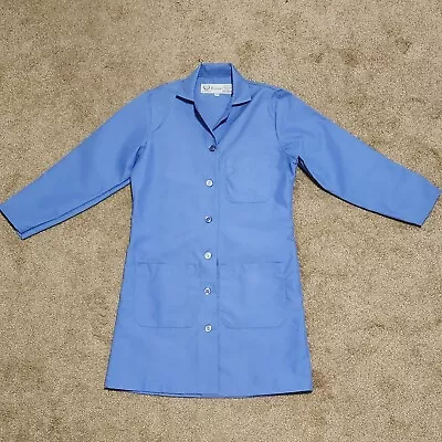 Regent Lab Coat Women's Size XXS Mid Length Blue • $12.99