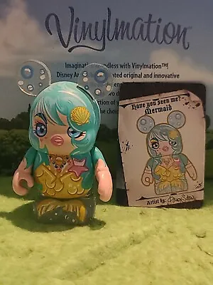 DISNEY Vinylmation 3  Park Set 1 Myths And Legends Mermaid With Card • $11.99