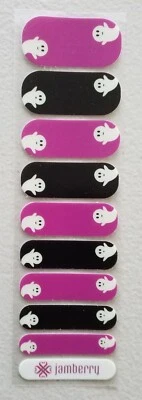 $5 • Buy Jamberry Nail Wrap Half Sheet Glowing Ghouls Halloween Retired January 2016