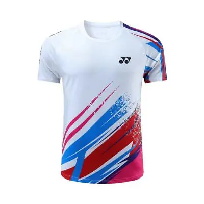  New Outdoor Sports Tops Table Tennis Clothes Men's Badminton T-SHIRTS • £22.79