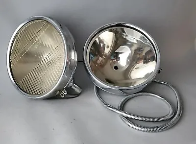 Vintage Large 11  Head Lamps Lights Packard Franklin Parabeam Twolite Hot Rod   • $225