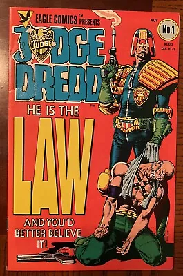 Judge Dredd (1983) #1 1st US Comic Brian Bolland Eagle Comics • $34.95