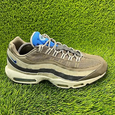 Nike Air Max 95 Dune Cobalt Chalk Mens Size 12 Athletic Shoe Sneakers 609048-203 • $69.99