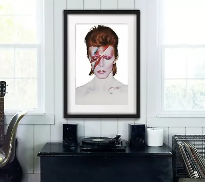 David Bowie Aladdin Sane - High Quality Premium Poster Print • $34.95