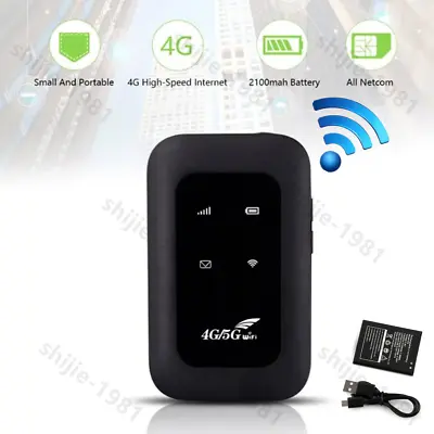 Unlocked 4G LTE Mobile Router Portable Broadband WiFi Wireless MiFi Hotspot • £19.77