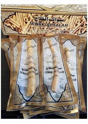 $12.99 • Buy 10 Miswak Sticks Natural Toothbrush Sewak Al-Falah Meswak Peelu USA SELLER!