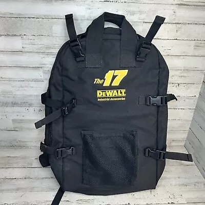 Matt Kenseth #17 NASCAR DEWALT Multi Pocket Tool Bag Padded Backpack Waist Strap • $32