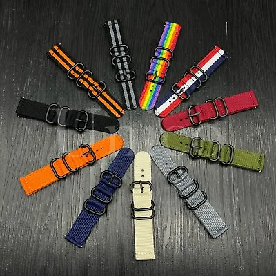 18 20 22 MM Color Nylon Canvas Watch Band Strap Quick Release Fits For Timex • $12.99