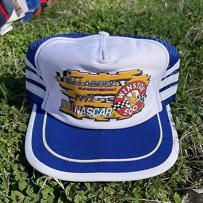 Rare Vintage 1992 Nascar Winston Cup 500 Talledrga Hat • $55