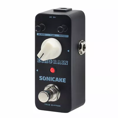SONICAKE Echo Rain Analog-Style Hybrid Digital Delay 2-mode Guitar Effects Pedal • $30.59