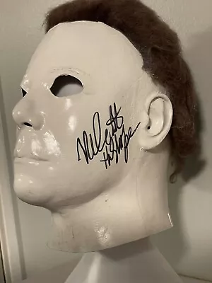 Custom Made Michael Myers Mask Nick Castle Autographed Halloween Prop Replica • $250