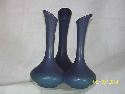 Vintage Van Briggle Ming Glaze Triple Bud Vase • $250.75