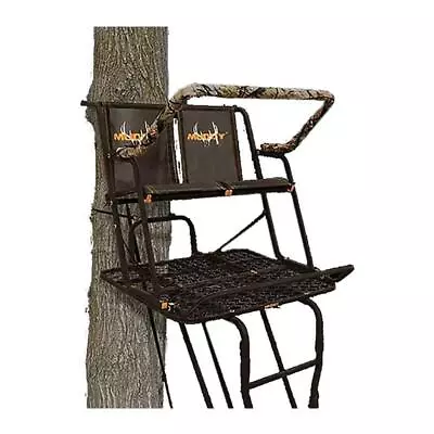 Muddy Outdoor 2 Person Hunting Deer Ladder Tree Stand 17' W/ Cushioned Pad Seat • $338.86