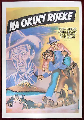 1952 Original Movie Poster Bend Of The River Western James Stewart A. Kennedy • £261.29