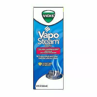 Vicks VIN008 Steam Vaporizer With Camphor - 8oz EXP-07-2025 • $10.50