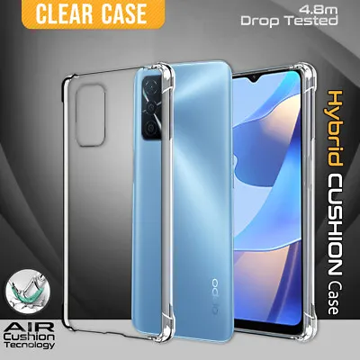 $7.99 • Buy For Oppo A57S A57 A54S A16S Heavy Duty Clear Shockproof Protective Case Cover