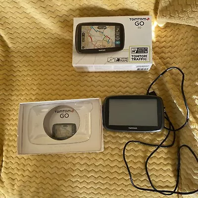 Tomtom Sat Nav GO 50 In Original Box 5” Screen • £25