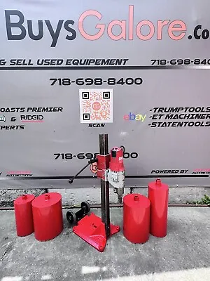 Milwaukee Core Drill Dymodrill 4096 W/ M-1 Core Bore Stand & 4 Core Bits • $1699.99