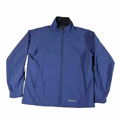 Marmot Gravity Men's Blue Full Zip Soft Shell Jacket Size XL • $59.99