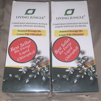 Lot Of 2 Living Jungle Liquid Lemon With Chlorophyll 500ml Bottle Immune Support • $4