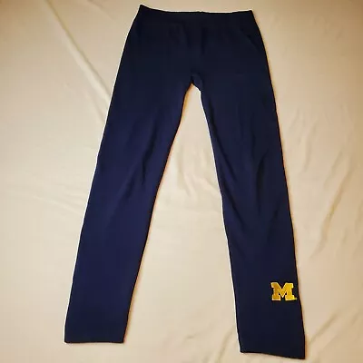 Zoozatz Michigan Sweats Sweatspants YOUTH L/XL 26Wx26L Blue LOGO *Minor Pilling* • $13.95