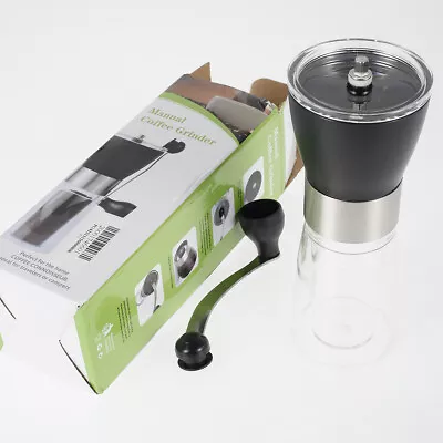 Manual Coffee Grinder With Ceramic Burrs Hand Coffee Mill Portable Coffee EmyUM • $21.19