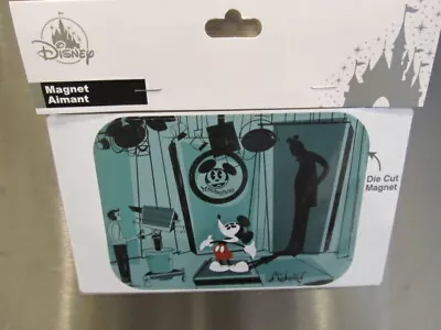 Disney Parks Car Magnet Mickey Mouse Ears TV Camera & Walt + FREE GIFT • $15.25