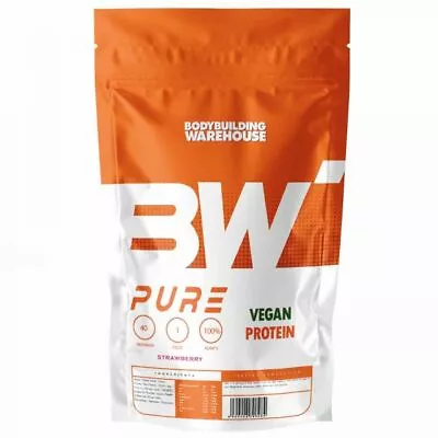 Pure Vegan Protein Powder Hemp Pea & Soy Blend + Prebiotic Fibre 2kg Chocolate • £19.95