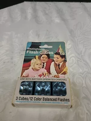 Vintage Westinghouse Flash Cubes 3 Pack Brand New In Original Packaging! • $9.99
